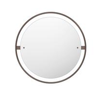 Audo Copenhagen Miroir Nimbus bronzed brass. ø 60