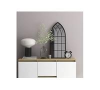 VIDAXL Miroir mural fer - Noir