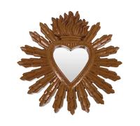 Miroir Opjet Ex-voto Marron 28 cm