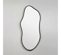 Miroir organique en fonte noire, 45x100 cm 45x100x2.5cm Noir