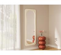 Miroir organique finition brillante - L. 60 x H. 160 cm - Ivoire - HAIMEI