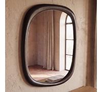 Miroir organique noir, 95x110 cm 95x110x3cm Noir