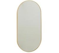 Miroir Mural Ovale Grale 100cm Or