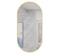 Miroir ovale 80x40cm cadre doré