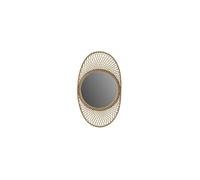 Miroir ovale en bambou Moon