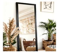 Miroir plein pied cadre noir