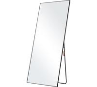 Miroir pleine longueur 71 po x 31 po Autoportant Fixation murale avec support