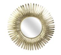 Miroir plumes dorées d53