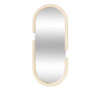 Miroir Pool ovale 39x90cm beige - Atmosphera Créateur d'intérieur