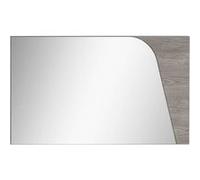 Miroir Rectangulaire avec Cadre Aspect Bois - ABBY - ALTOBUY Gris G