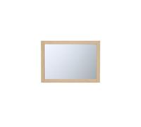 Miroir rectangulaire avec contour placage chêne - L50 x H70 cm - TIMEA
