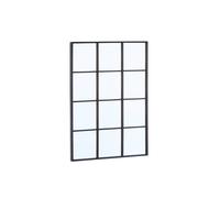 Miroir rectangulaire industriel acier noir - 60 x 80 x 2.5 cm - Terry