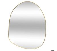 Miroir ""Roman"" en bois H39cm doré - Atmosphera Créateur d'intérieur