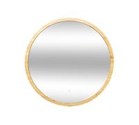 Miroir rond D57 bambou LED