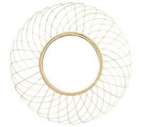 Miroir Rond Déco Rosace en Bambou Ø90cm - RINGA - ALTOBUY Bois