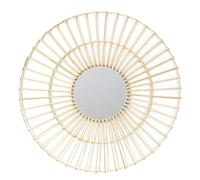 Miroir Rond en rotin - Diam 75 cm
