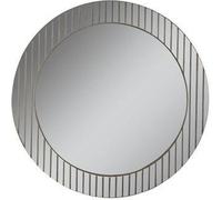 Miroir rond gris design miroir d'entrée miroir décoratif moderne meubles de luxe