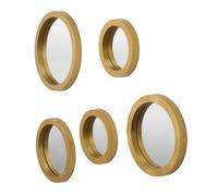 Miroir Rond - Home Deco Factory - Doré
