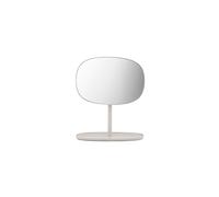 Miroir rotatif sur pied en acier coloris sable Flip