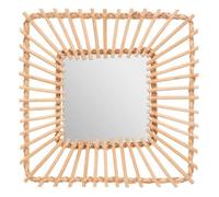Atmosphera - Miroir - rotin 40x40 cm