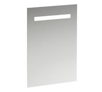 Miroir Run Leelo avec éclairage LED horizontal intégré, cadre en aluminium, 550 mm, version pour interrupteur externe, H4476219501441
