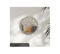 VidaXL Miroir rond intérieur sable