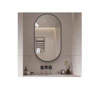 Miroir salle de bain ovale antibuée 50x70cm mural design moderne rectangulaire décoration facile installation élégant