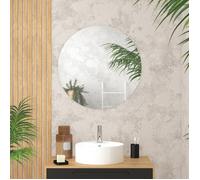 AURLANE Miroir Salle de Bain Rond - Diamètre 70cm - GO