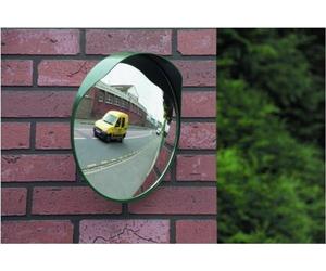 Miroir Sécurité D40 Vert Visibilité 5m, Anti-pluie - Mottez