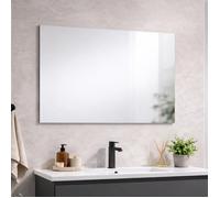 Kiamami Valentina - Miroir Simple 90x60 avec Bordure lissée Anti-Coupure