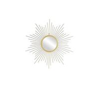 - Miroir soleil en métal doré 66 cm