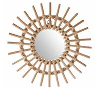 Miroir soleil mural enfant - Beige