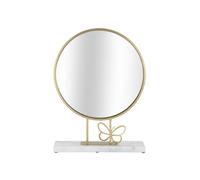 Miroir Mauro Ferretti Da Appoggio Butterfly Doré 30x9x39 cm