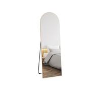 HomCom Miroir sur pied ou mural 50 x 150 cm ton doré G
