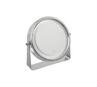 Miroir sur Pied Pivotant Tactile ""Led"" 20cm Argent