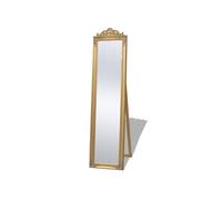 vidaXL Miroir sur pied Style baroque 160x40 cm Doré 243692 Marron G