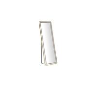 Miroir sur pieds Marcia Rectangulaire - Bandeau LED 3 couleurs - Doré 160x50cm