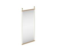 Miroir Suspendu Grand Chêne Pigmenté Blanc