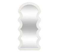 Miroir vague ""Emily"" blanc 114x54cm - Atmosphera Créateur d'intérieur