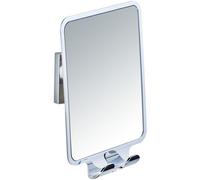 Miroir Wenko Quadro 14 X 19 Cm Anti Buée Sans Percer Miroir De Douche Miroir De Rasage Mural Fixation Sans Percer Avec Vacuum-loc Couleur Argent Brillant Pour Salle De Bain élégant Et Pratique