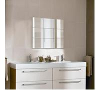 Miroirs adhésifs - ZERODIS - HB007 - Lot de 16 - 15x15cm - Argenté - Carré