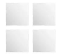 Miroirs Carrés Adhésifs x4 30 x 30 c