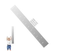 Miroirs de diagramme de croissance - Toise en acrylique, autocollants amusants incassables, miroir de mesure complet du corps | Décoration murale interactive pour filles et garçons, chambre d'adolesce