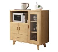 MIROOOO Buffet Placard de la Cuisine Buffet Moderne Simple en Bois Massif, Armoire À Thé for Restaurant, Micro-Placard De Cuisine, Rangement Placard Meuble Bar