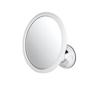 MIRRORVANA Petit miroir anti-buée pour douche - Miroir mural sans mousse incassable avec ventouse puissante à 360° - 17 x 17 cm (rond)