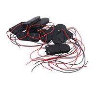 Misamo 10 PCS commutateur Marche/Arret pour 2 x 3V CR2032 Batterie de Bouton boitier de Batterie pour LED