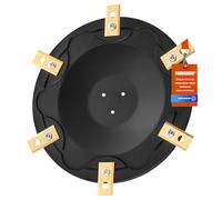 [MISE À NIVEAU] Disque de lames + 6 pièces de lames compatibles avec ECOVACS Goat O500, O800, O1200, G1-800, G1-2000, G1, disque de lames pour robot tondeuse, disque pivotant pour robot tondeuse