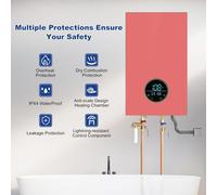 Mise à niveau du système de chauffage - Chauffe-eau électrique sans réservoir de 9 kW, 240 V, pour une économie d'énergie grâce à la production d'eau chaude sans accumulation