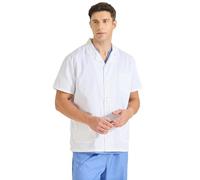 Misemiya - Blouse Blanche Chimie Unisexe Médicale et de Laboratoire - Pour Homme et Femme - Vêtement de Travail 8165 - Small, Blanc