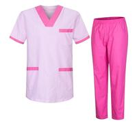 Misemiya Casaca Y Pantalón Veste Et Pantalon Unisexe Uniformes Sanitaires 8178, Conjuntos Sanitarios T817 Fucsia, XS Mixte